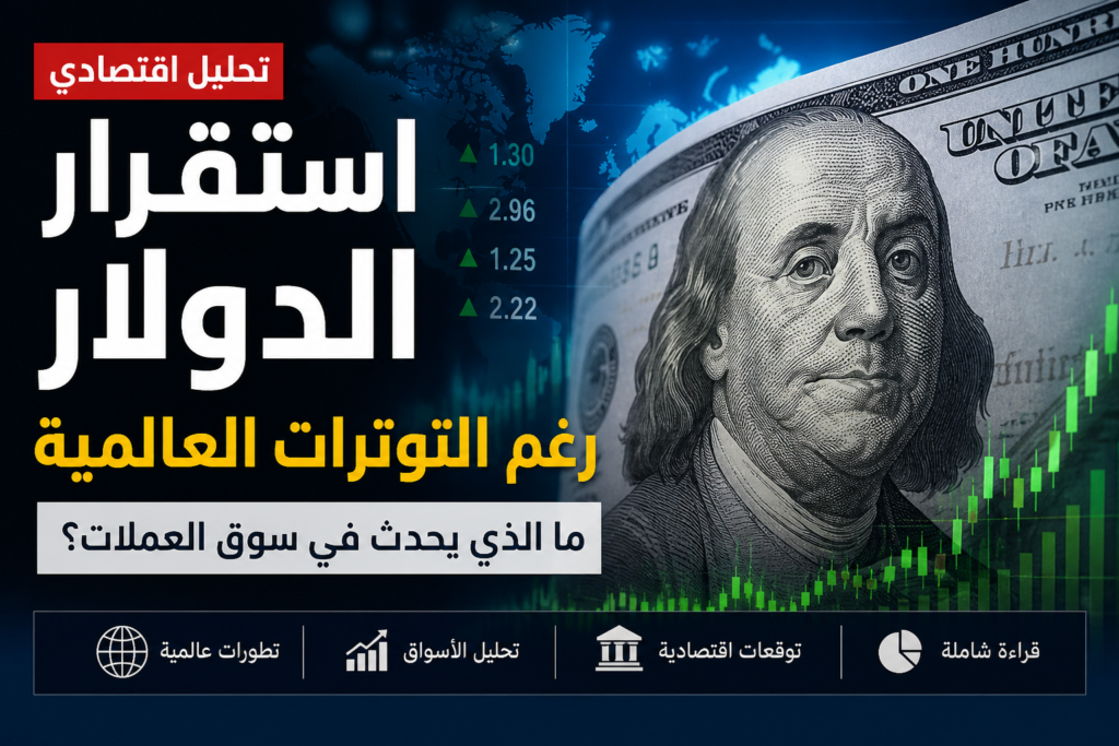 استقرار الدولار الأمريكي رغم التوترات العالمية في 2026 مع تحليل حركة سوق العملات